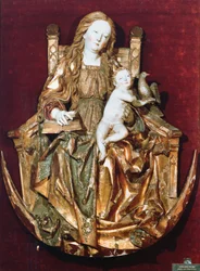 Madonna col Bambino in trono sopra una luna crescente, c.1510
